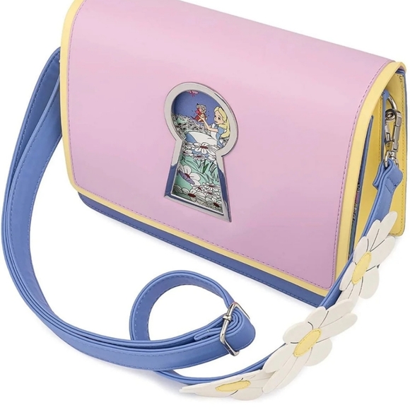 Alice in Wonderland Loungefly Crossbody - Picture 2 of 9